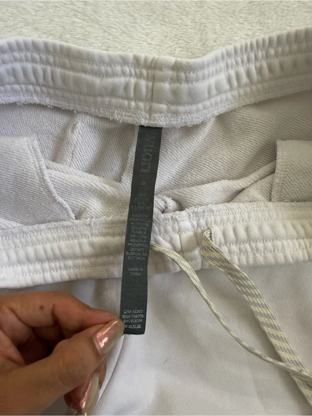 Vuori Women's White Athletic Shorts